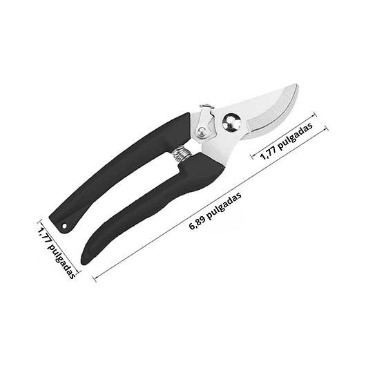 Tijera De Poda De Plantas Jardinería Acero Inoxidable X2 Und 2