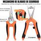 Tijeras De Poda Jardinería En Acero Inoxidable x3 Unidades (3 Tipos de corte) - Miniatura 3