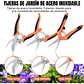 Tijeras De Poda Jardinería En Acero Inoxidable x3 Unidades (3 Tipos de corte) - Miniatura 5