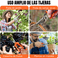 Tijeras De Poda Jardinería En Acero Inoxidable x3 Unidades (3 Tipos de corte) - Miniatura 6