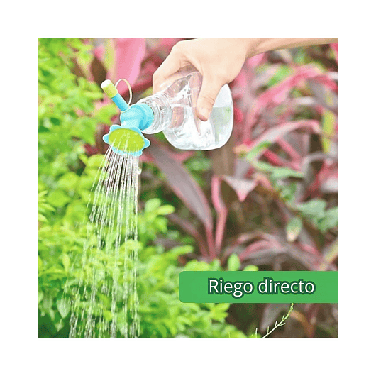 Boquilla o Tapa Regadera De Plantas 2en1 Para Botellas 5