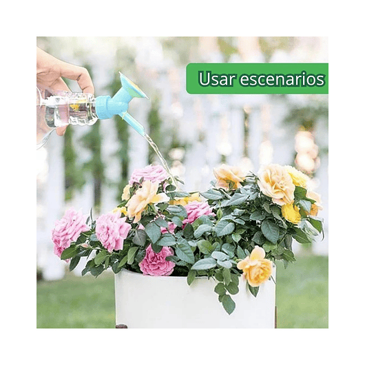 Boquilla o Tapa Regadera De Plantas 2en1 Para Botellas 14