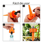 Kit Estacas de Riego Plantas Por Goteo x8 unidades Ajustable - Miniatura 2