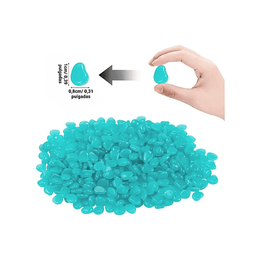 Piedras Luminosas Jardín - Peceras X300pzs Brillan Oscuridad 7