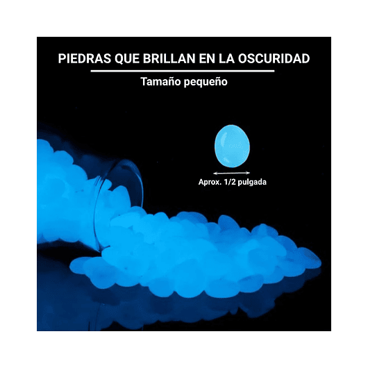 Piedras Luminosas Jardín - Peceras X300pzs Brillan Oscuridad 14