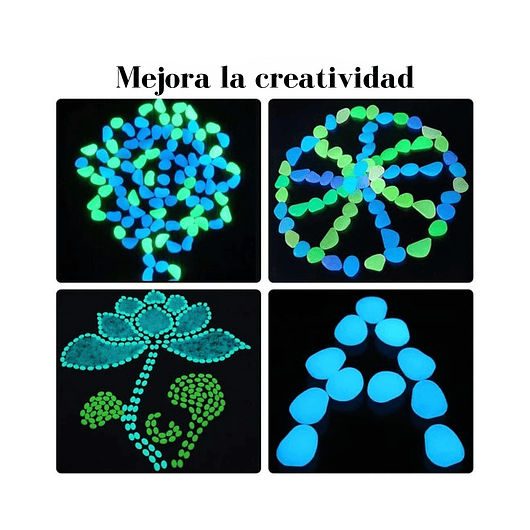 Piedras Luminosas Jardín - Peceras X300pzs Brillan Oscuridad 19