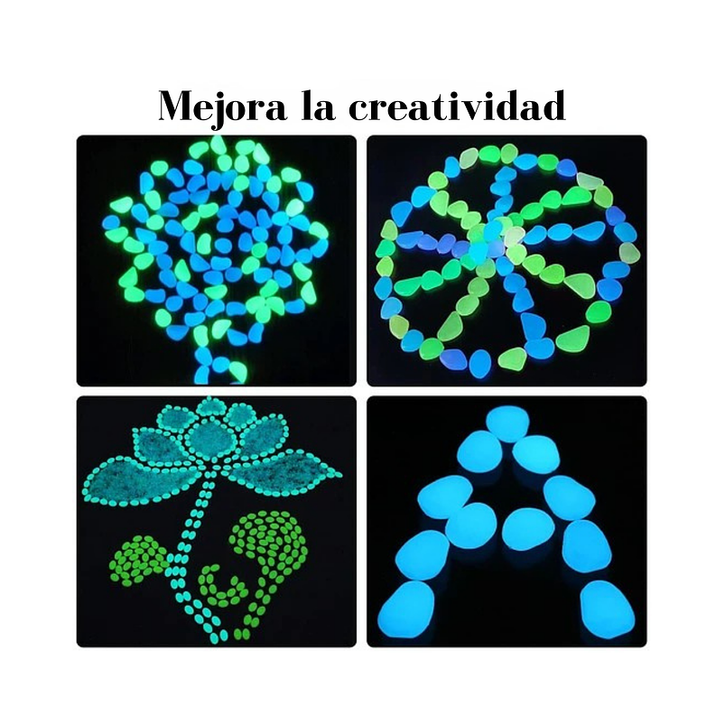 Piedras Luminosas Jardín - Peceras X300pzs Brillan Oscuridad 19