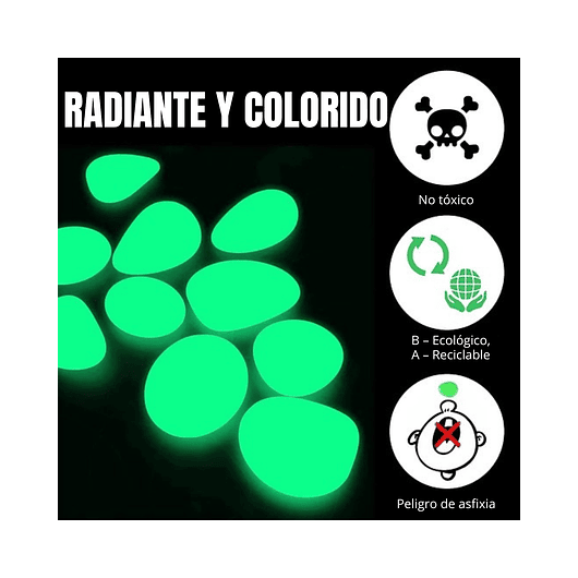Piedras Luminosas Jardín - Peceras X300pzs Brillan Oscuridad 21