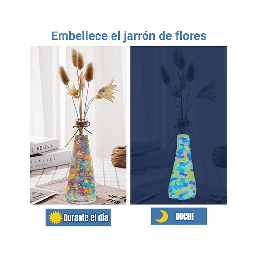 Piedras Brillantes Luminiscentes Para Jardin Pescera  x1000 Unidades 7