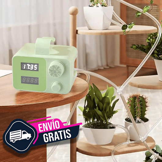 Riego Automatico Por Goteo Con Temporizador Para 15 Plantas 2