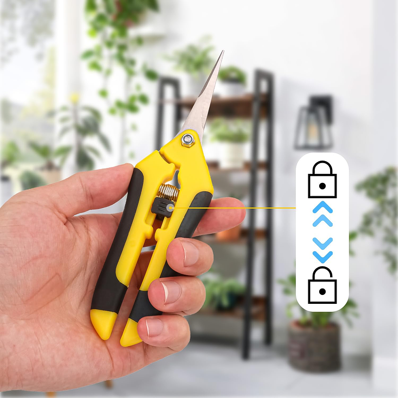 Tijera De Poda De Plantas Acero Inoxidable Punta Recta 21