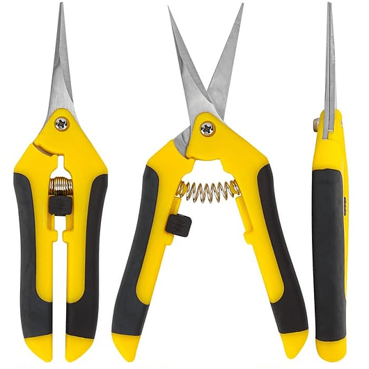 Tijera De Poda De Plantas Acero Inoxidable Punta Recta 17