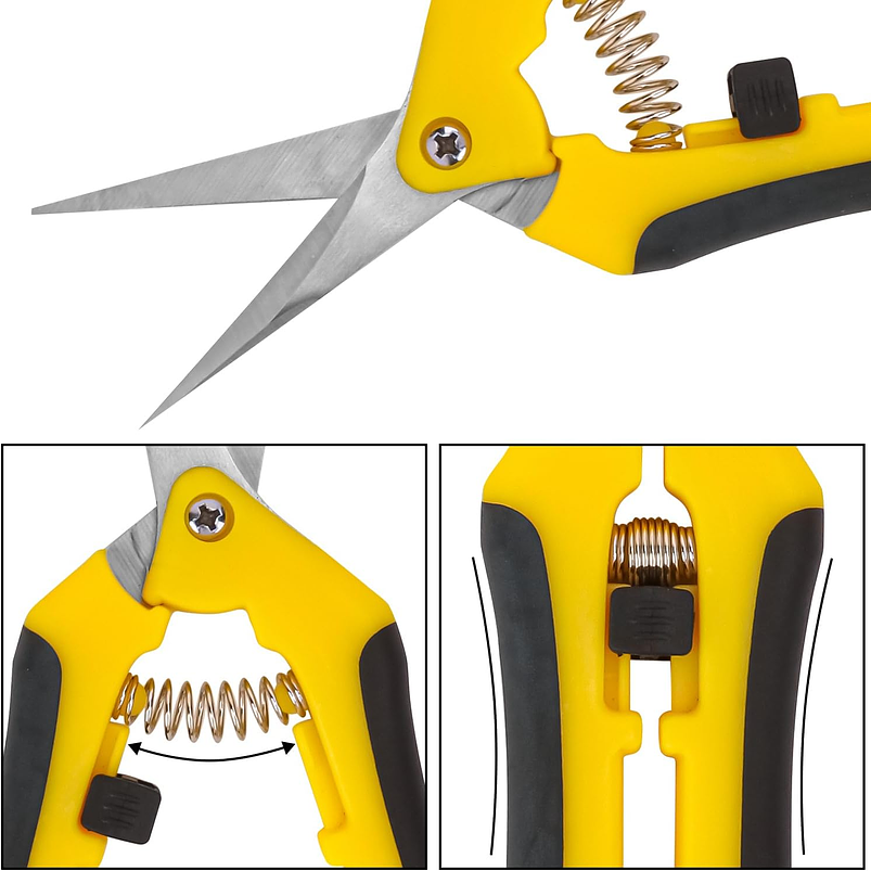 Tijera De Poda De Plantas Acero Inoxidable Punta Recta 19