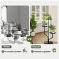 Soporte Alto Para Plantas en Macetas De Interior x3 Niveles Metálico - Miniatura 5