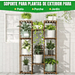 Soporte de Macetas Plantas En 3 Niveles En Madera - Miniatura 6