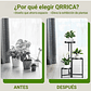 Soporte Para Plantas Macetas Estante Metalico En 3 niveles - Miniatura 4