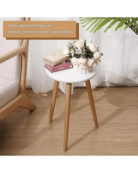 Soporte Maceta Plantas x1 Unidad Tipo Mesa En Madera