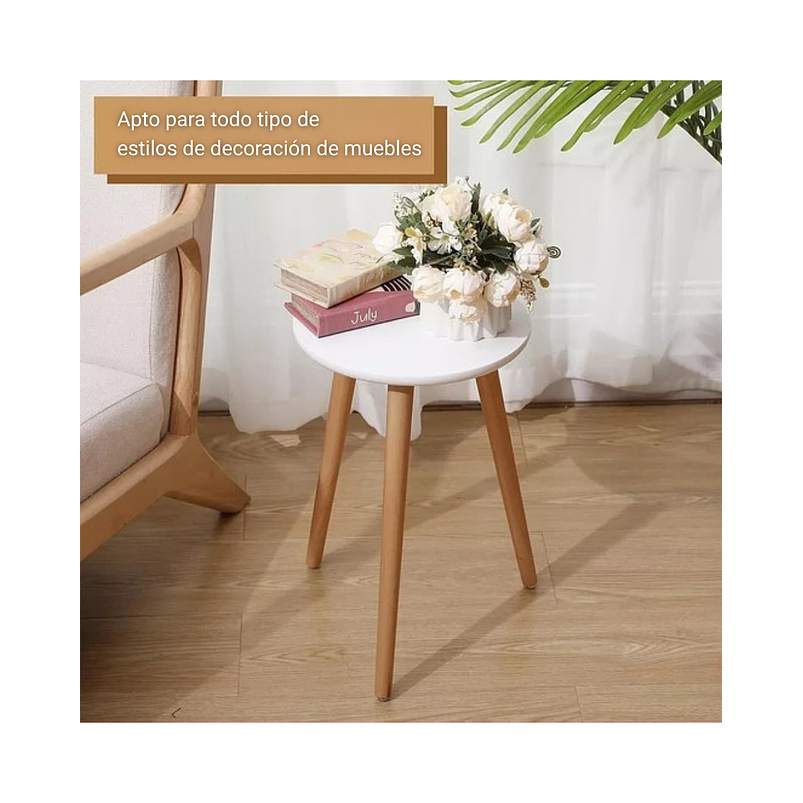 Soporte Maceta Plantas x1 Unidad Tipo Mesa En Madera 2