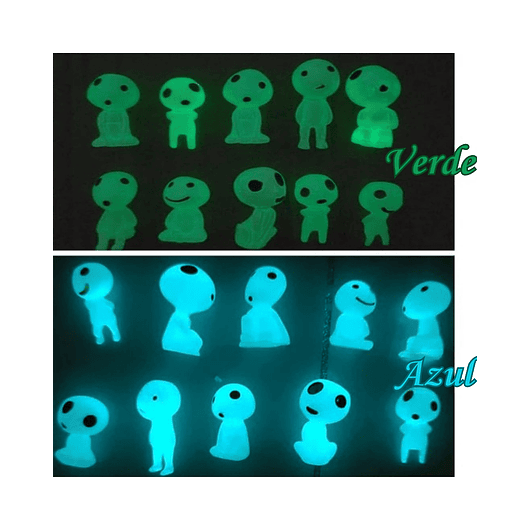 Figura Aliens Luminoso Decorativo Terrario Jardin Hadas x10 piezas 6