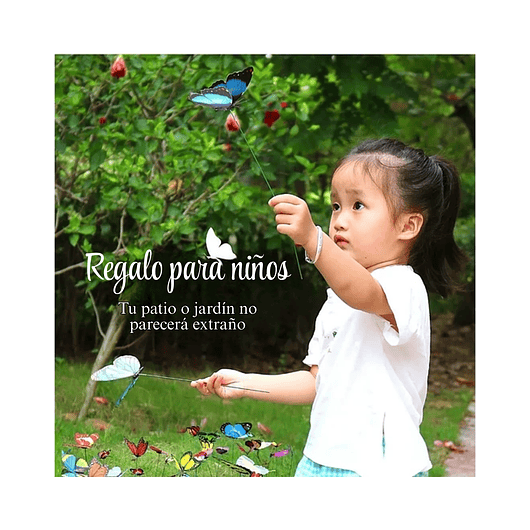 Mini Mariposa Decorativa Terrarios Jardín De Hadas x25 Unidades 6