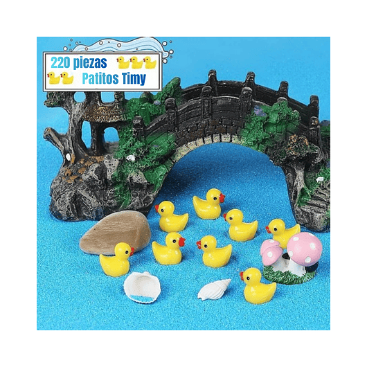 Mini Figura Patos De Jardín Hadas Terrario Suculentas  X20pz 5