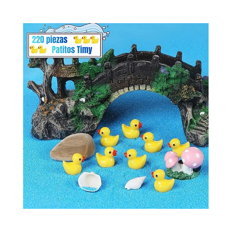 Mini Figura Patos De Jardín Hadas Terrario Suculentas  X20pz 5
