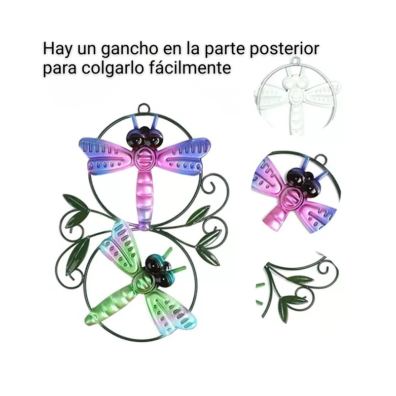 Set Figuras Libelulas x2 Unidades Decorativas de Pared y Jardín 3