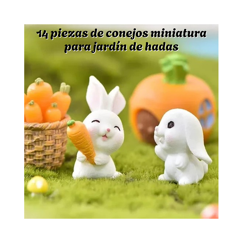 Mini Figuras Jardín Decorativo Bonsái Terrario Animales x14pz 5