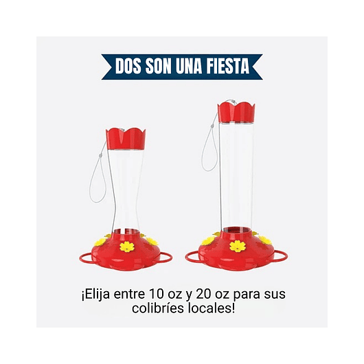 Bebedero Colibríes En Vidrio De Colgar 10 Oz X5 Flores 3