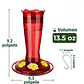 Bebedero Colibríes Aves en Vidrio de Colgar 13 Oz - Miniatura 6