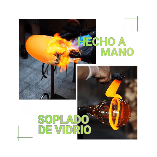 Colibries Bebedero Aves Colgante 36oz En Vidrio Soplado 11