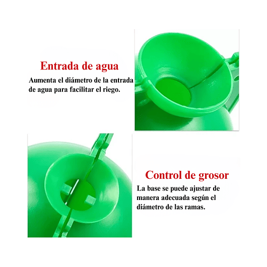 Esqueje Bola Plástica X5 Propagación Raiz Enraizamiento T-s 7