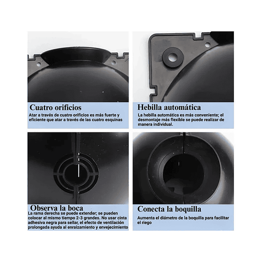 Esqueje Bola Plásticas Propagación x10 Raíz Enraizamiento T:S 8