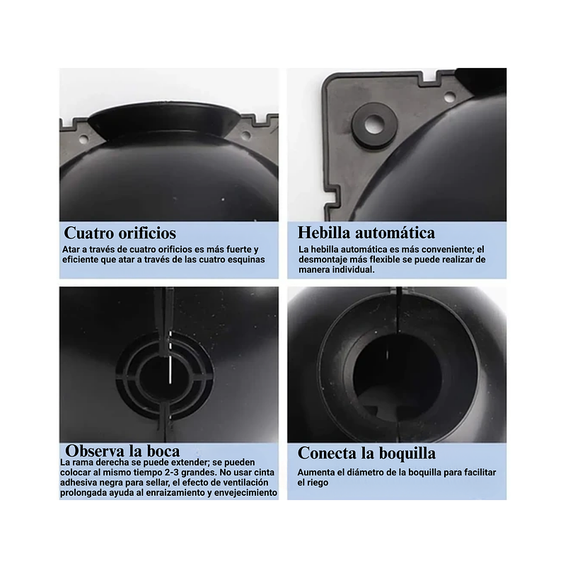 Esqueje Bola Plásticas Propagación x10 Raíz Enraizamiento T:S 8