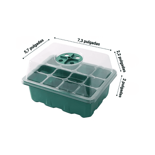 Kit Germinacion X3 Bandejas + Cupula Y Herramientas Plantas 3