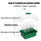 Kit Germinacion X3 Bandejas + Cupula Y Herramientas Plantas - Miniatura 5