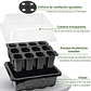 Kit Germinacion X3 Bandejas + Cupula Y Herramientas Plantas - Miniatura 8