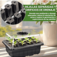 Kit Germinacion X3 Bandejas + Cupula Y Herramientas Plantas - Miniatura 9