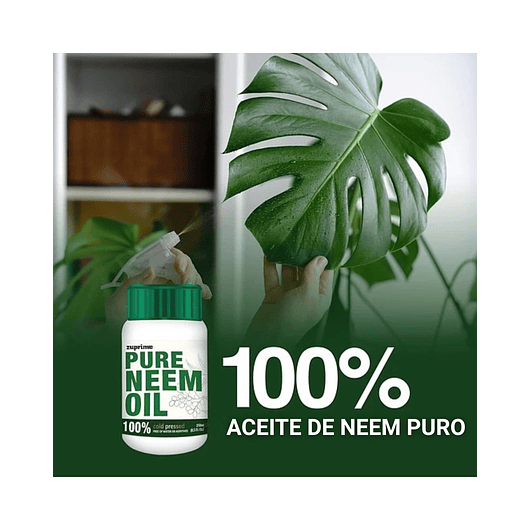 Aceite 100% Neem Prensado Frío Organico Para Plantas x250 ML 2