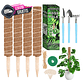 Kit Soporte Plantas Fibra De Coco x4 unidades Más Herramientas Siembra - Miniatura 1