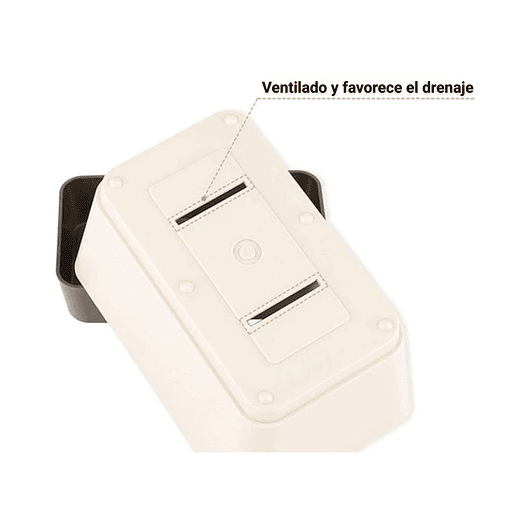 Maceta Plantas Rectangular Moderna Premium Más Plato - Pequeña 3