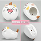 Juego Macetas Cerámica Premium Diseño Little Cats x6 Unidades  - Miniatura 2