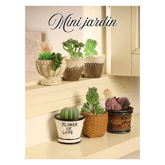 Juego Macetas Cerámica De Plantas Cactus Suculentas x12 unidades 2