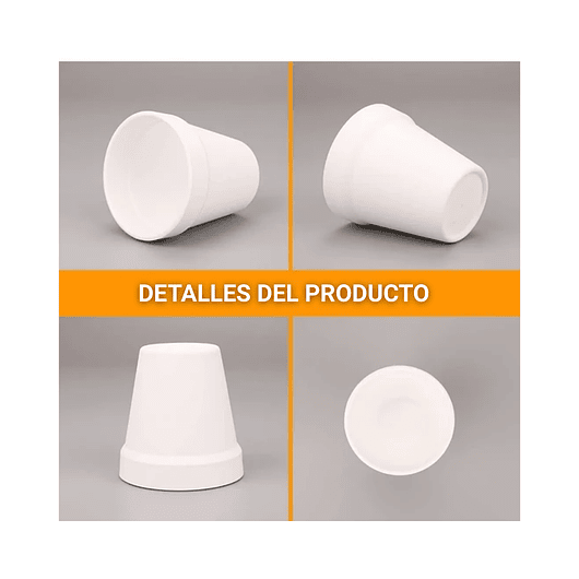 Maceta Plástica Plantas Tipo Recordatorio Suculentas 9cmx9cm 5