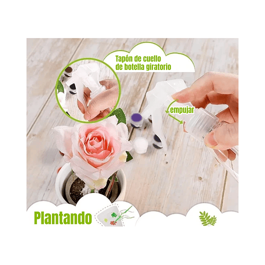 Kit Cultivo Y Decoración x4 Macetas y Accesorios Para Niños 6