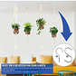 Soporte Colgante Para Plantas x4 Unidades En Macramé Más Gancho - Miniatura 3