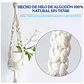 Soporte Colgante Para Plantas x4 Unidades En Macramé Más Gancho - Miniatura 4