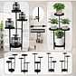 Soporte Macetas De Plantas Metálico 4 Nivel Multiposición - Miniatura 2