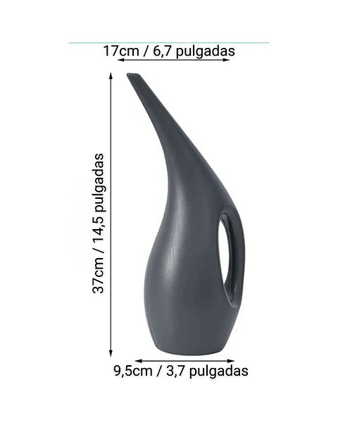 Regadera De Plantas Plástica Firme x1.5 Litros Salida Larga