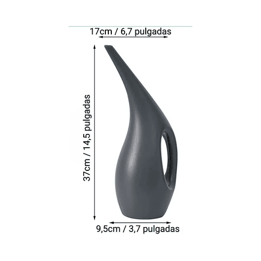 Regadera De Plantas Plástica Firme x1.5 Litros Salida Larga 2